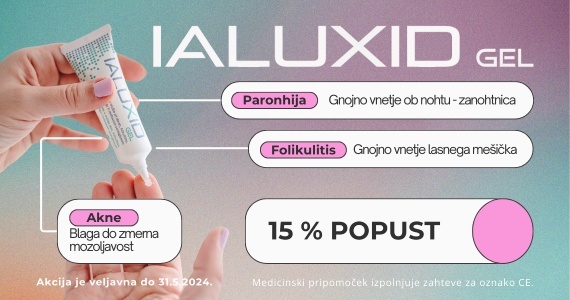 Ialuxid gel vam je na voljo 15% ugodneje.