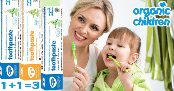 Green People obdaruje nakupe otroških zobnih past!