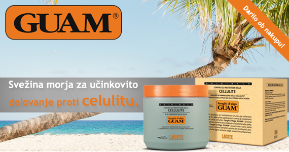 Novo na Lekarnar.com: V boj proti celulitu s kozmetiko Guam! - Slika 1