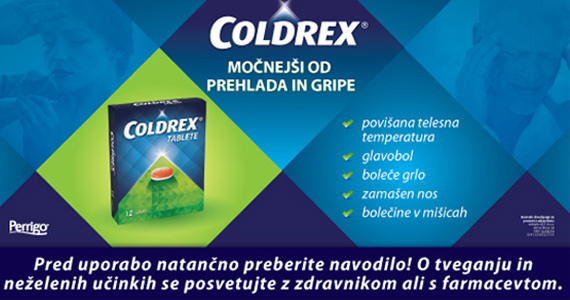 Coldrex – močnejši od prehlada in gripe