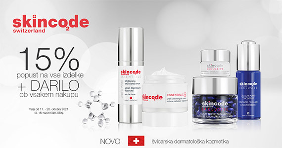 Novost na Lekarnar.com: švicarska dermatološka kozmetika Skincode.