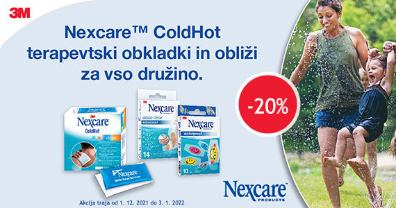 Vsi izdelki Nexcare so vam na voljo 20% ugodneje. - Slika 1