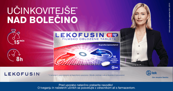 Lekofusin - Močnejši od vaše bolečine.