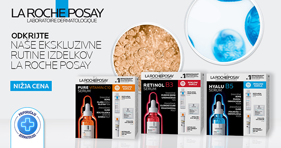 La Roche-Posay serumi so vam na voljo v akcijskih paketih ugodnosti.
