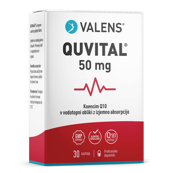 Valens Quvital Q10 50 mg, kapsule (30 kapsul)