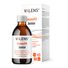 Valens Imunofit Junior, teločina z beta-glukani, cinkom in vitaminoma C in D (120 ml)