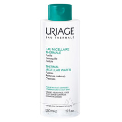 Uriage, micelarna voda za čiščenje obraza za mešano do mastno kožo - 500 ml