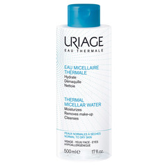 Uriage, micelarna voda za čiščenje obraza za normalno do suho kožo - 500 ml