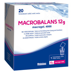 Macrobalans Vitabalans, prašek proti zaprtju - 12g (20 vrečk)