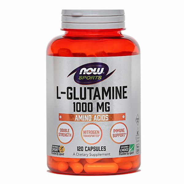 L-glutamin 1000 mg NOW Sports, kapsule