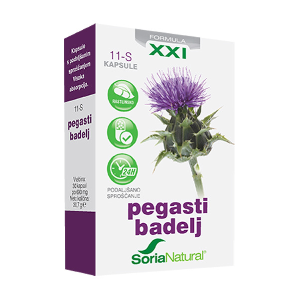 Soria Natural Pegasti Badelj XXI, kapsule s podaljšanim sproščanjem