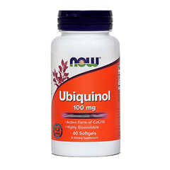 Ubiquinol 100 mg NOW, kapsule (60 kapsul)