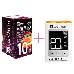 Wellion Galileo, merilni lističi za ketone v kapilarni krvi (10 lističev)