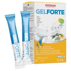 Otosan Forte, gel za grlo v vrečkah (14 x 10 ml)
