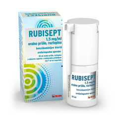  Rubisept, 1,5 mg/ml oralno pršilo - raztopina (30 ml)