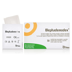 Blephademodex, krpice za dnevno higieno vek v primeru okužbe s pršicami Demodeks (30 krpic)