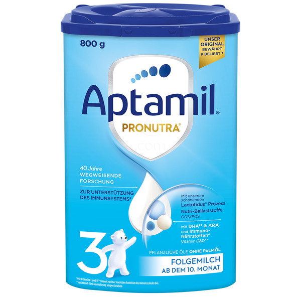 Aptamil Pronutra 3, nadaljevalno mleko za dojenčke po 10. mesecu starosti (800 g)