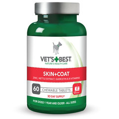 Vet's Best Skin & Coat, tablete za pse (60 tablet)
