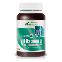 Soria Natural Vitamin D3 2000 I.E Megadose., tablete (60 tablet)
