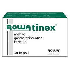 Rowatinex, gastrorezistentne mehke kapsule (50 kapsul) 