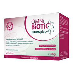 OMNi BiOTiC Flora Plus+, prašek - vrečke (14 x 2 g)
