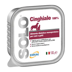 Solo Cinghiale, monoproteinska dieta za pse in mačke z divjim prašičem (100 g)