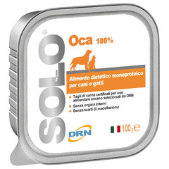 Solo Oca, monoproteinska dieta za pse in mačke - Gos (100 g)