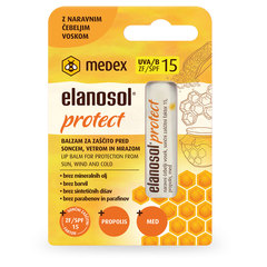 Medex Elanosol Protect, balzam za zaščito ustnic pred soncem, vetrom in mrazom (4,5 g)