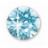 Biojoux uhani iz kirurskega jekla kroglica swarovski kristal aquamarine uhana