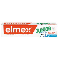 Elmex Junior otroška zobna krema, 6-12 let (75 ml)