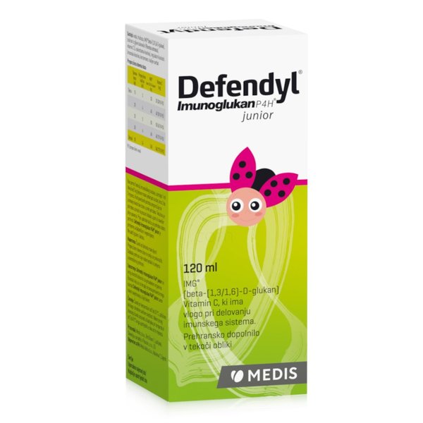 Defendyl-Imunoglukan P4H junior, tekočina (120 ml)