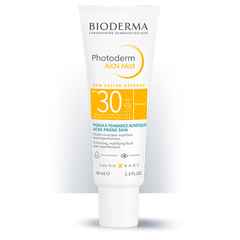 Bioderma Photoderm AKN, mat fluid za aknasto kožo - ZF 30 (40 ml)