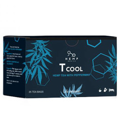 Herba Medica T-Cool, konopljin čaj z meto in rožmarinom (25 x 1,2 g)