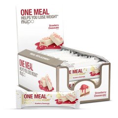 Nupo One Meal, ploščica za nadomestitev obroka - Jagodni cheesecake (24 x 60 g)