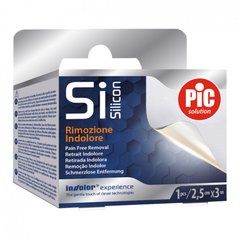 PIC SiSilicon, silikonski obliž v zvitku - 2,5 cm x 3 m (1 kos)