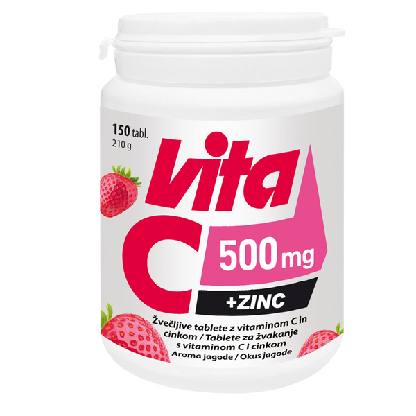  Vitabalans Vita C 500 mg + Zinc, tablete (150 tablet)