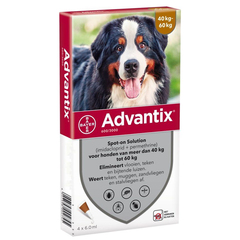  Advantix 600, raztopina za pse od 40 do 60 kg (4 x 6,0 ml)