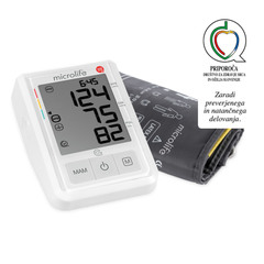 Microlife BP B3 AFIB, merilnik krvnega tlaka (1 komplet) 