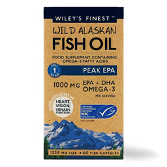 Wiley's Finest Peak EPA Wild Alaskan Fish Oil, kapsule (60 kapsul)