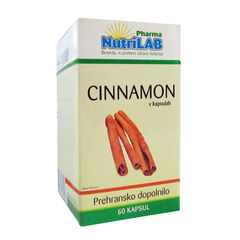 Nutrilab Cinnamon, kapsule (60 kapsul)