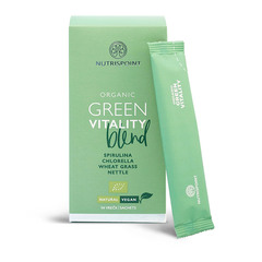 Nutrispoint Organic Green Vitality Blend, vrečke (14 vrečk)