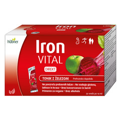 Iron Vital Direkt, napitek v vrečkah (20 x 10 ml)