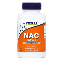 NOW NAC 600 mg, kapsule (100 kapsule)