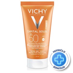 Vichy Capital Soleil BB Dry Touch, obarvani fluid za obraz - ZF50 (50 ml)
