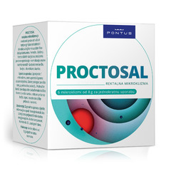 Proctosal, rektalna mikroklizma (6 x 8 g)
