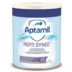 Aptamil Pepti Syneo, prašek za prehransko uravnavanje alergije na beljakovine kravjega mleka od rojstva (400 g)