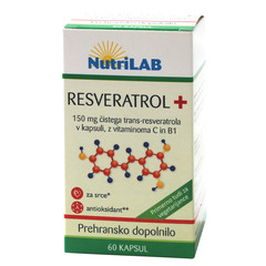Nutrilab Resveratrol Plus, kapsule (60 kapsul)