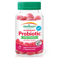 Jamieson Mlečnokislinske bakterije 5 milijard s prebiotiki, žvečljivi bonboni (20 bonbonov)
