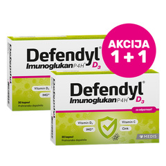 Defendyl-Imunoglukan P4H D3, kapsule - paket (2 x 30 kapsul)