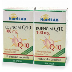 Nutrilab Koencim Q10 100 mg, kapsule (2 x 60 kapsul)